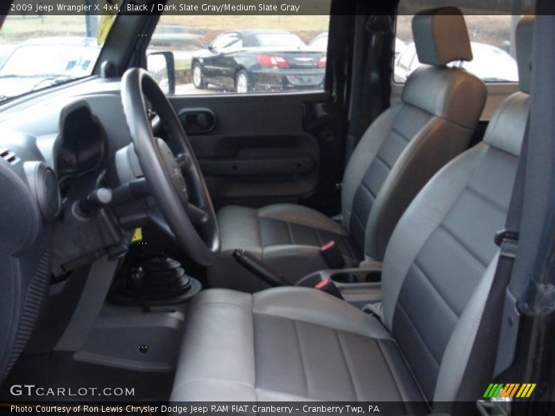 Black / Dark Slate Gray/Medium Slate Gray 2009 Jeep Wrangler X 4x4