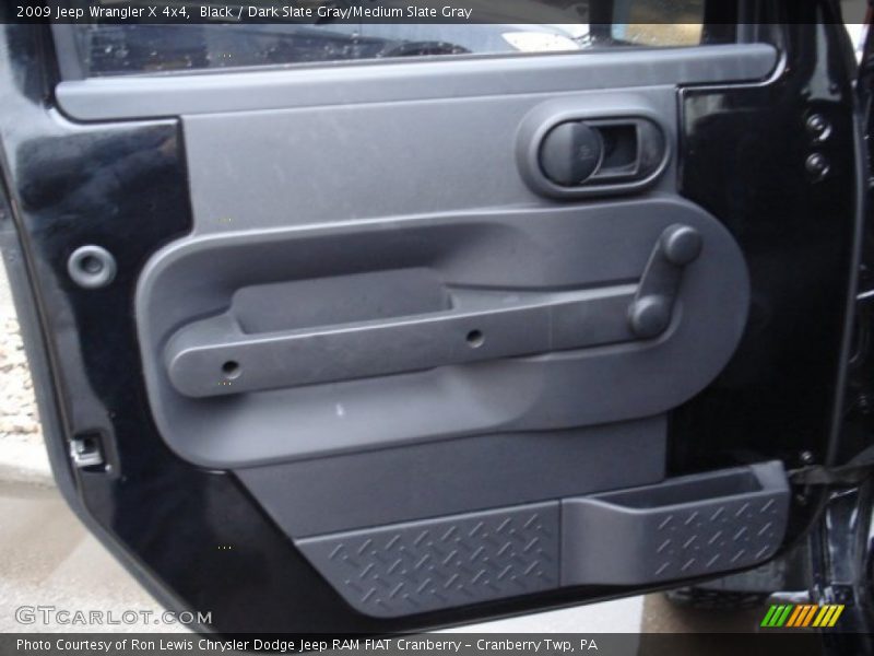 Black / Dark Slate Gray/Medium Slate Gray 2009 Jeep Wrangler X 4x4