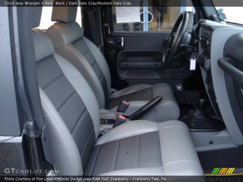 Black / Dark Slate Gray/Medium Slate Gray 2009 Jeep Wrangler X 4x4