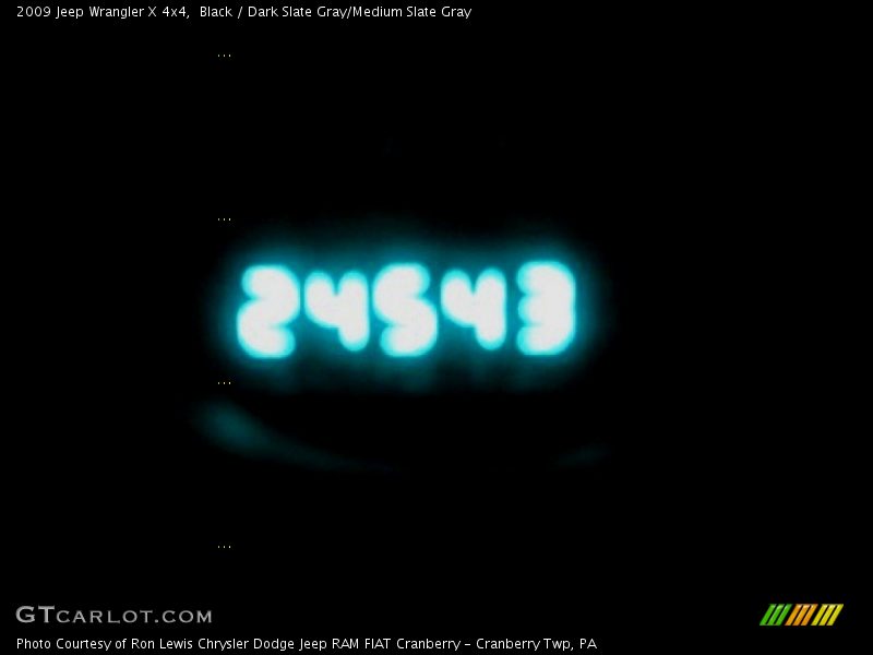 Black / Dark Slate Gray/Medium Slate Gray 2009 Jeep Wrangler X 4x4