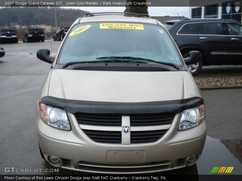 Linen Gold Metallic / Dark Khaki/Light Graystone 2007 Dodge Grand Caravan SXT