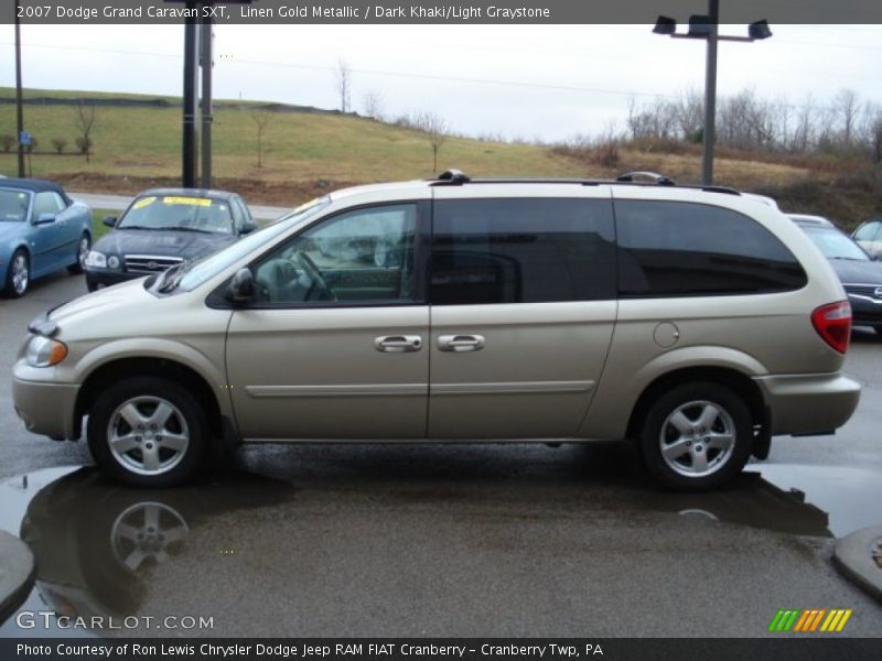 Linen Gold Metallic / Dark Khaki/Light Graystone 2007 Dodge Grand Caravan SXT