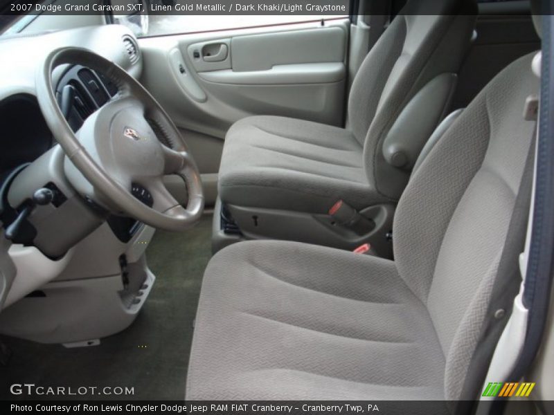 Linen Gold Metallic / Dark Khaki/Light Graystone 2007 Dodge Grand Caravan SXT