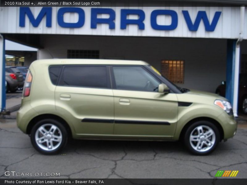 Alien Green / Black Soul Logo Cloth 2010 Kia Soul +
