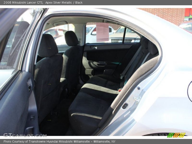 Apex Silver Metallic / Black 2008 Mitsubishi Lancer GTS