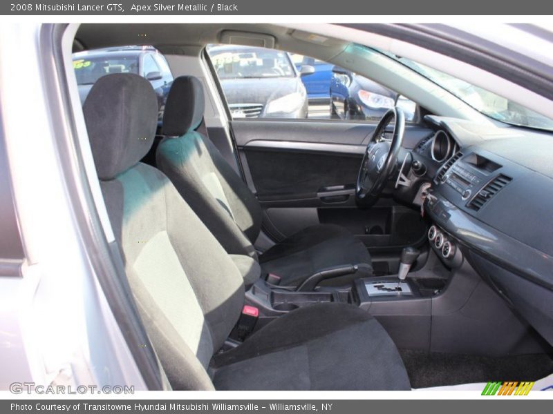 Apex Silver Metallic / Black 2008 Mitsubishi Lancer GTS