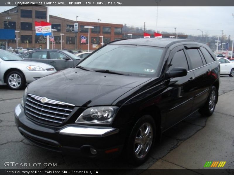 Brilliant Black / Dark Slate Gray 2005 Chrysler Pacifica Touring AWD