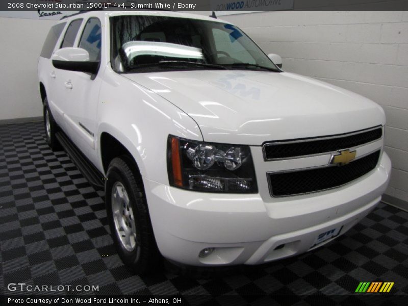 Summit White / Ebony 2008 Chevrolet Suburban 1500 LT 4x4
