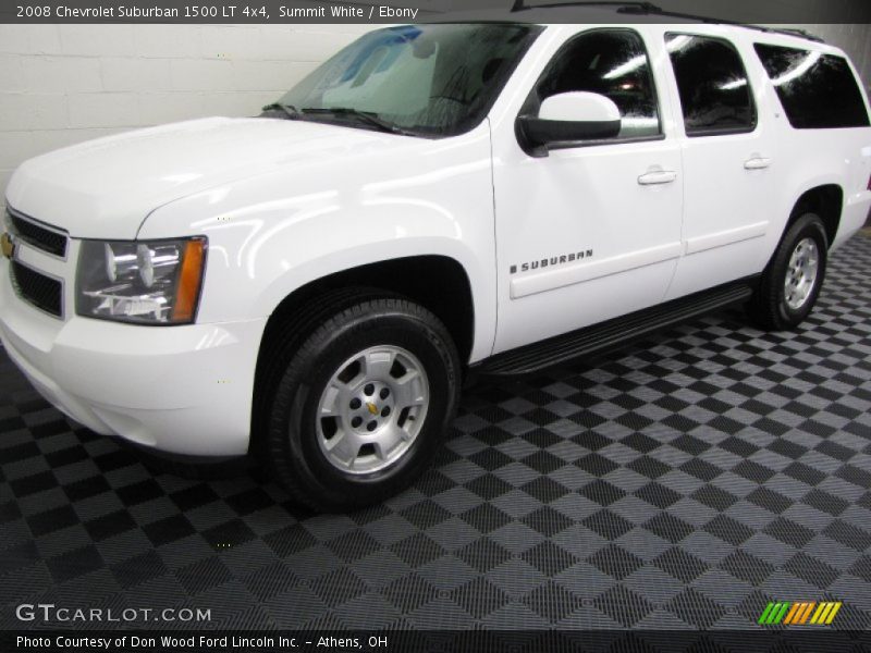 Summit White / Ebony 2008 Chevrolet Suburban 1500 LT 4x4
