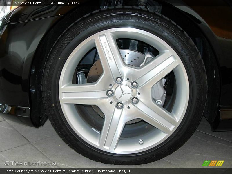 Black / Black 2008 Mercedes-Benz CL 550
