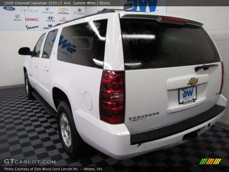 Summit White / Ebony 2008 Chevrolet Suburban 1500 LT 4x4