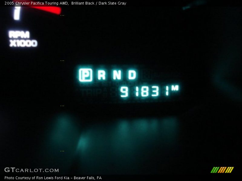 Brilliant Black / Dark Slate Gray 2005 Chrysler Pacifica Touring AWD