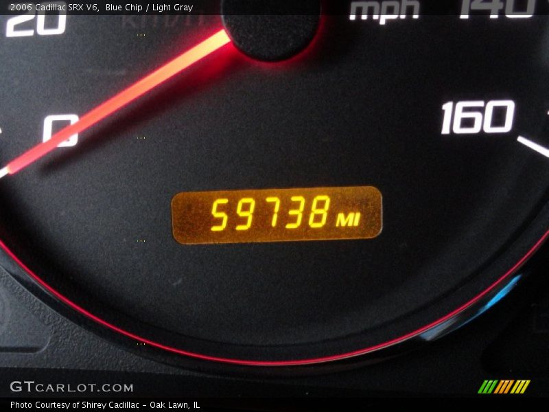 Blue Chip / Light Gray 2006 Cadillac SRX V6