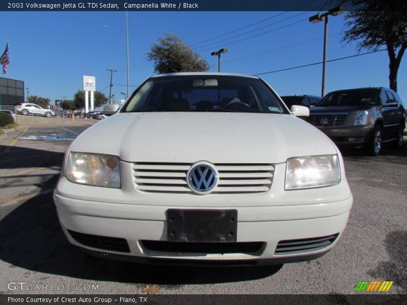 Campanella White / Black 2003 Volkswagen Jetta GL TDI Sedan