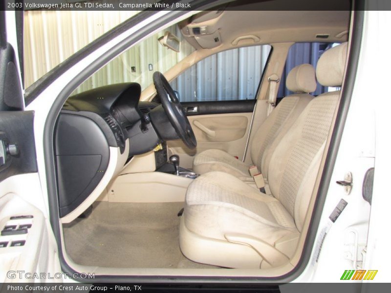 Campanella White / Black 2003 Volkswagen Jetta GL TDI Sedan