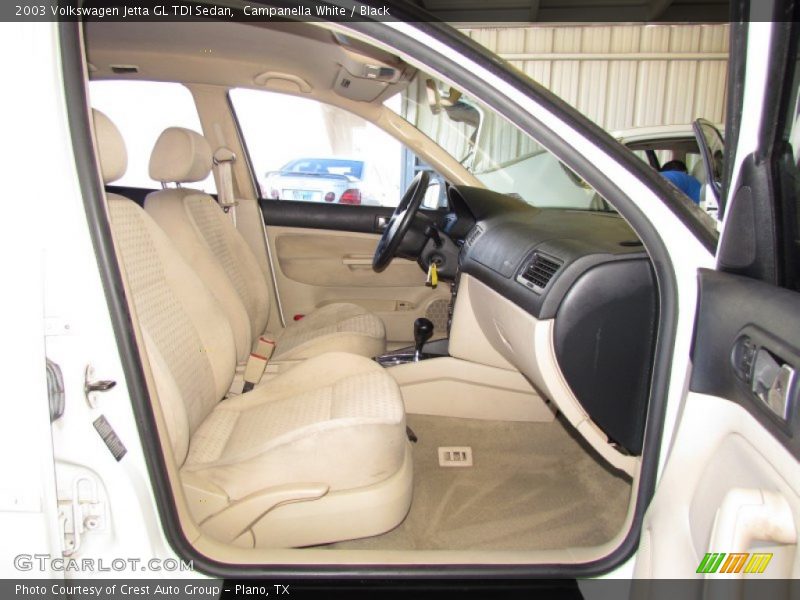 Campanella White / Black 2003 Volkswagen Jetta GL TDI Sedan