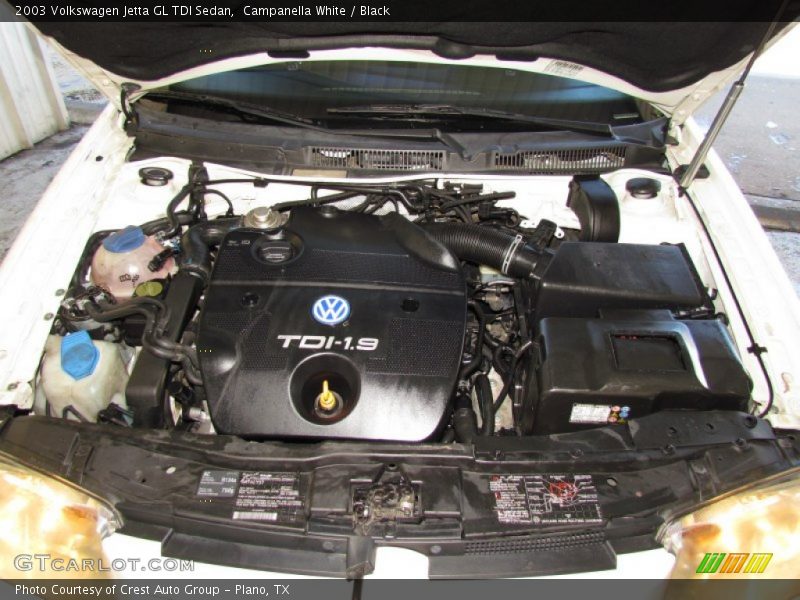 Campanella White / Black 2003 Volkswagen Jetta GL TDI Sedan