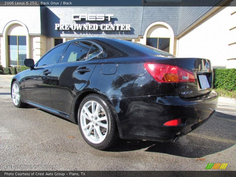 Black Onyx / Black 2006 Lexus IS 250
