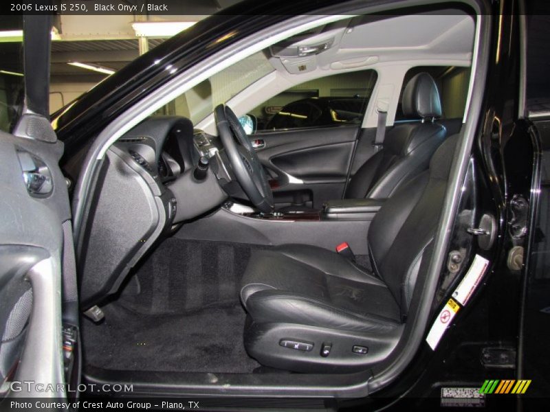 Black Onyx / Black 2006 Lexus IS 250