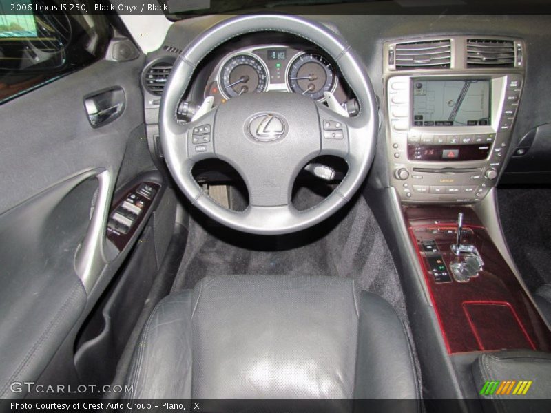 Black Onyx / Black 2006 Lexus IS 250