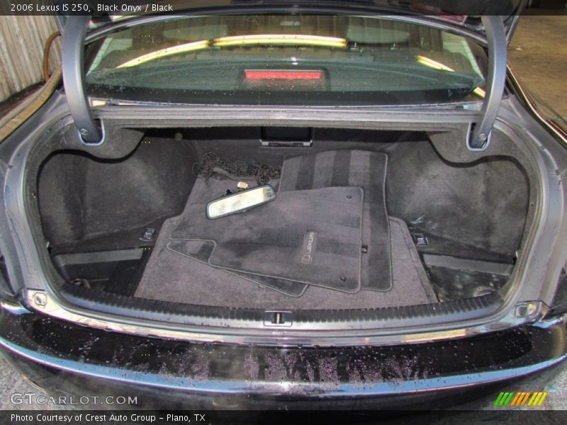Black Onyx / Black 2006 Lexus IS 250