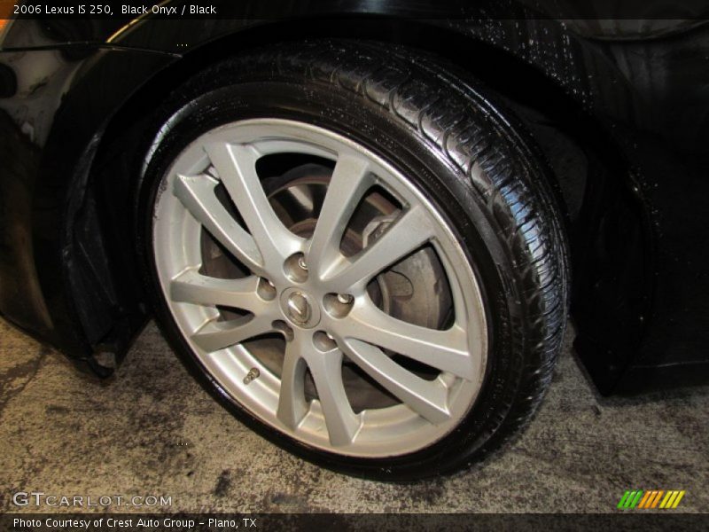 Black Onyx / Black 2006 Lexus IS 250