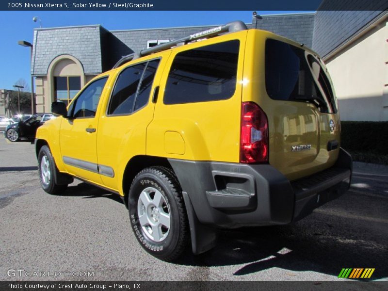 Solar Yellow / Steel/Graphite 2005 Nissan Xterra S