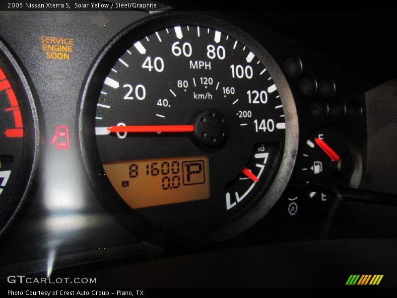 Solar Yellow / Steel/Graphite 2005 Nissan Xterra S