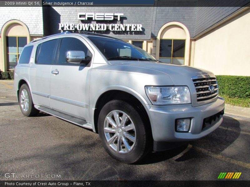 Silver Indulgence / Charcoal 2009 Infiniti QX 56