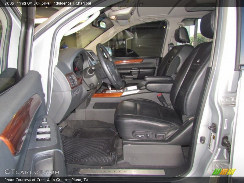  2009 QX 56 Charcoal Interior