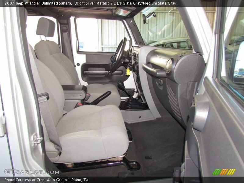 Bright Silver Metallic / Dark Slate Gray/Medium Slate Gray 2007 Jeep Wrangler Unlimited Sahara
