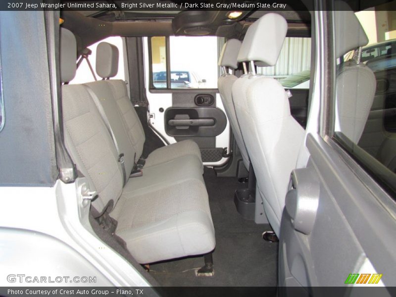 Bright Silver Metallic / Dark Slate Gray/Medium Slate Gray 2007 Jeep Wrangler Unlimited Sahara