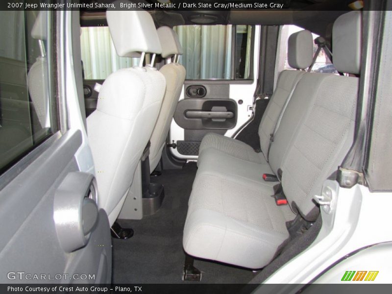Bright Silver Metallic / Dark Slate Gray/Medium Slate Gray 2007 Jeep Wrangler Unlimited Sahara