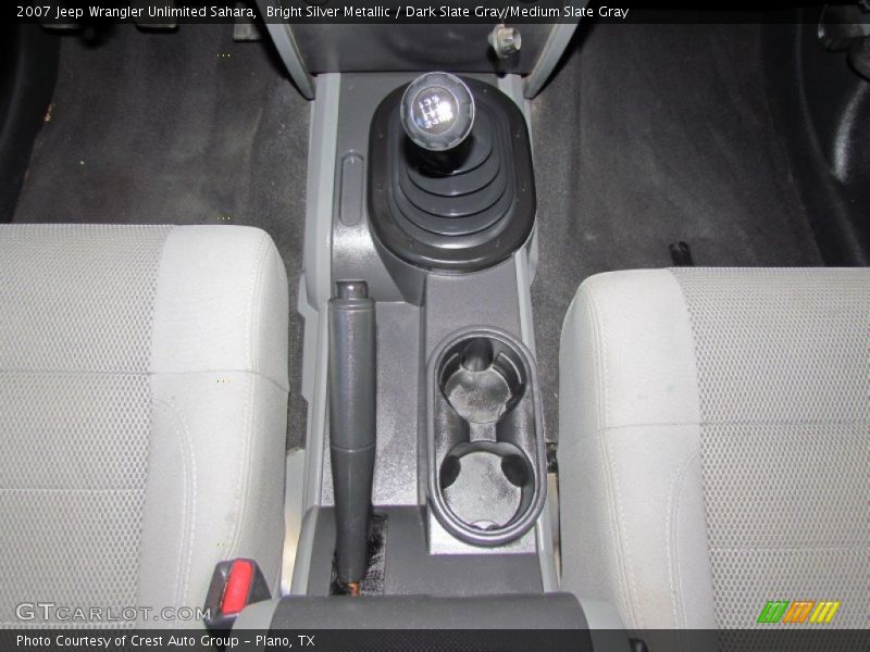 Bright Silver Metallic / Dark Slate Gray/Medium Slate Gray 2007 Jeep Wrangler Unlimited Sahara