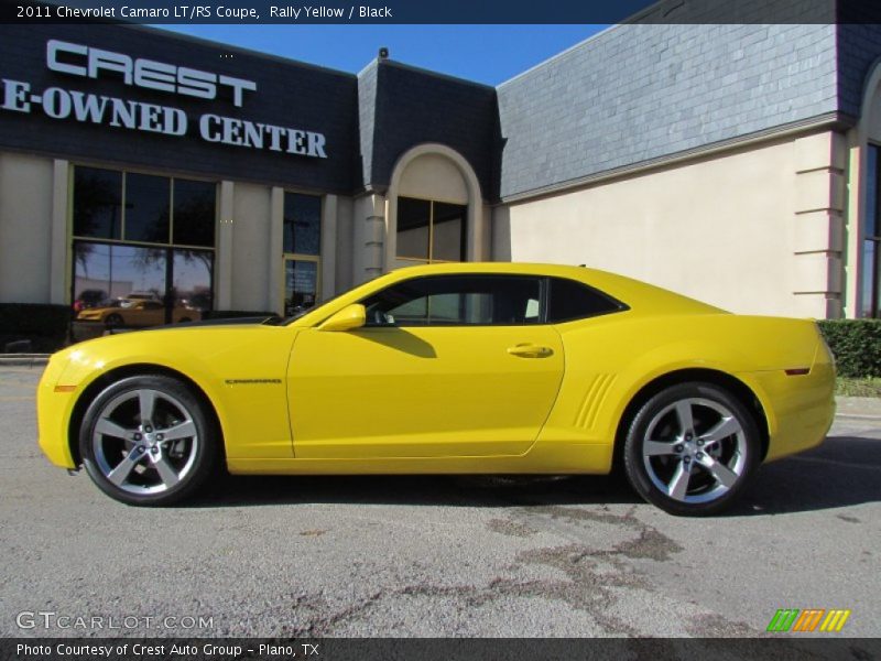 Rally Yellow / Black 2011 Chevrolet Camaro LT/RS Coupe