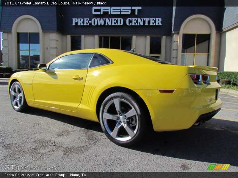 Rally Yellow / Black 2011 Chevrolet Camaro LT/RS Coupe