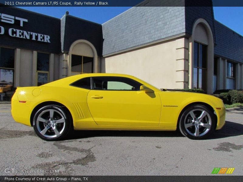Rally Yellow / Black 2011 Chevrolet Camaro LT/RS Coupe
