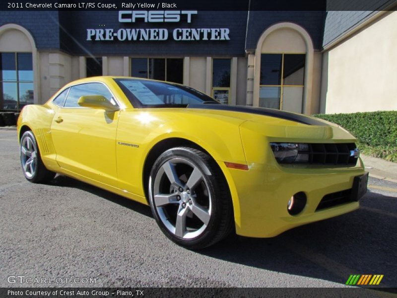 Rally Yellow / Black 2011 Chevrolet Camaro LT/RS Coupe