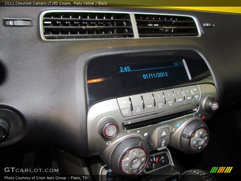 Controls of 2011 Camaro LT/RS Coupe