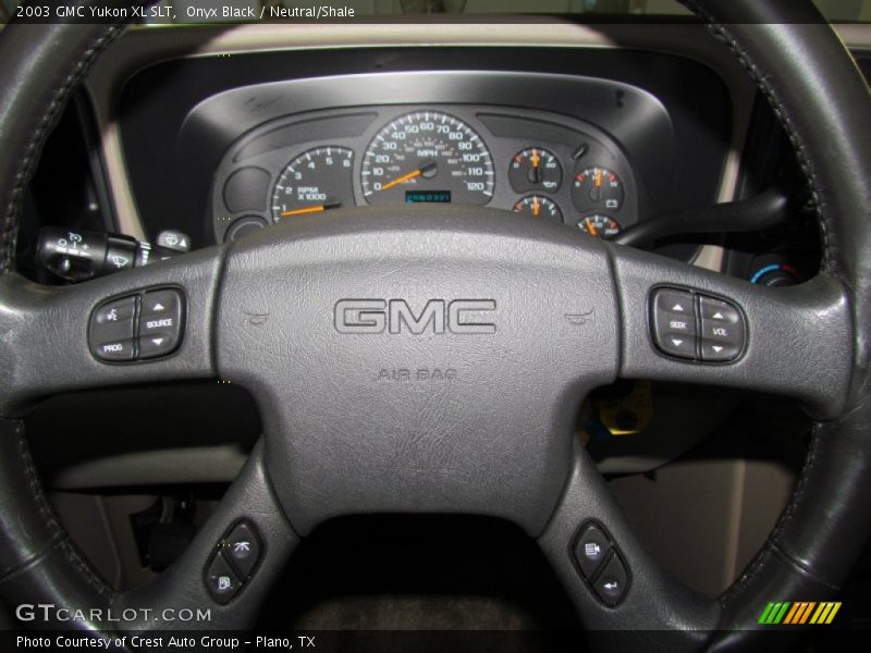 Onyx Black / Neutral/Shale 2003 GMC Yukon XL SLT