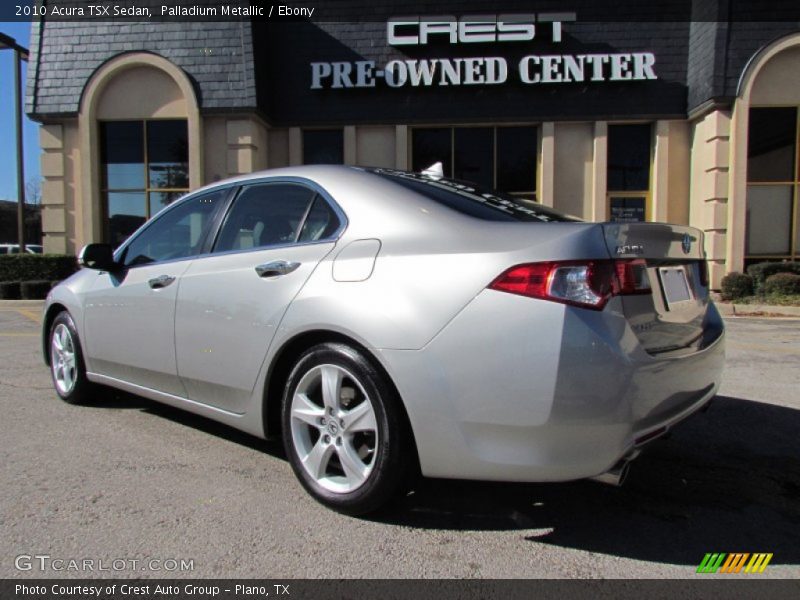 Palladium Metallic / Ebony 2010 Acura TSX Sedan