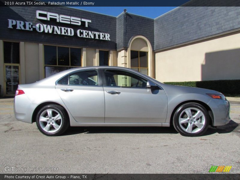 Palladium Metallic / Ebony 2010 Acura TSX Sedan