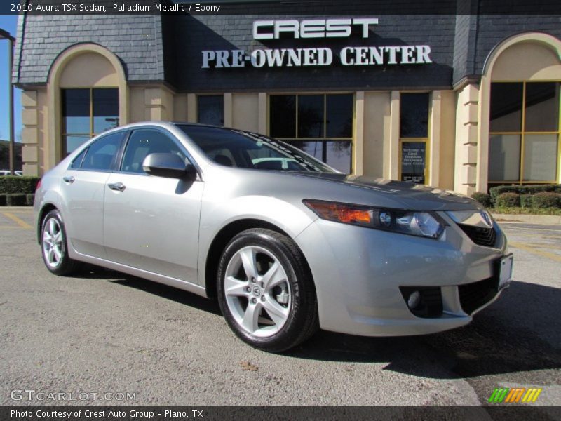 Palladium Metallic / Ebony 2010 Acura TSX Sedan