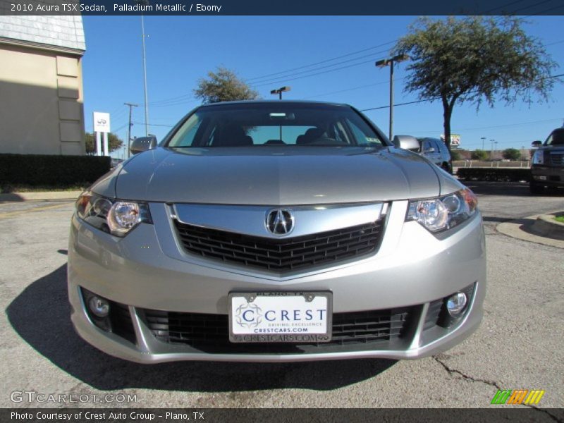 Palladium Metallic / Ebony 2010 Acura TSX Sedan