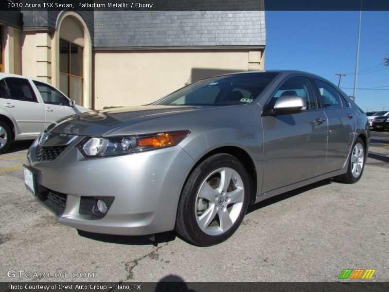 Palladium Metallic / Ebony 2010 Acura TSX Sedan