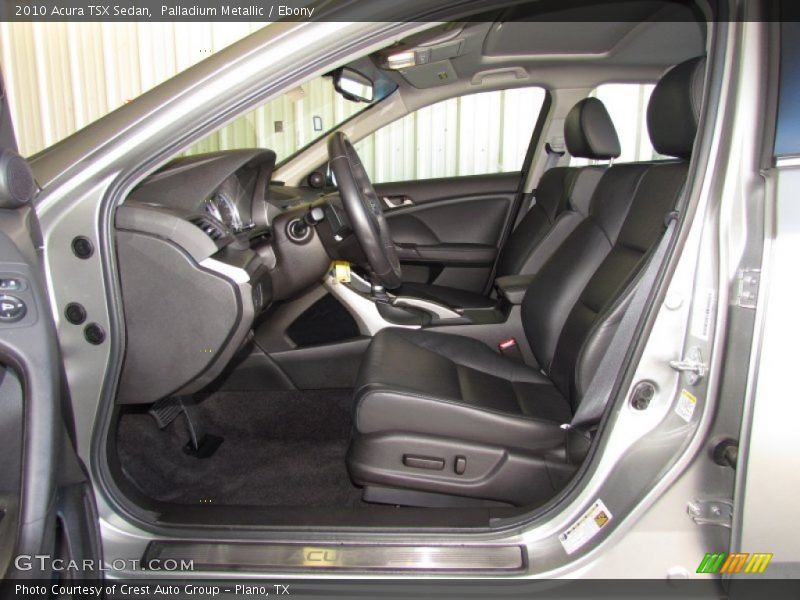 Palladium Metallic / Ebony 2010 Acura TSX Sedan