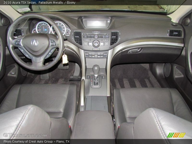 Palladium Metallic / Ebony 2010 Acura TSX Sedan