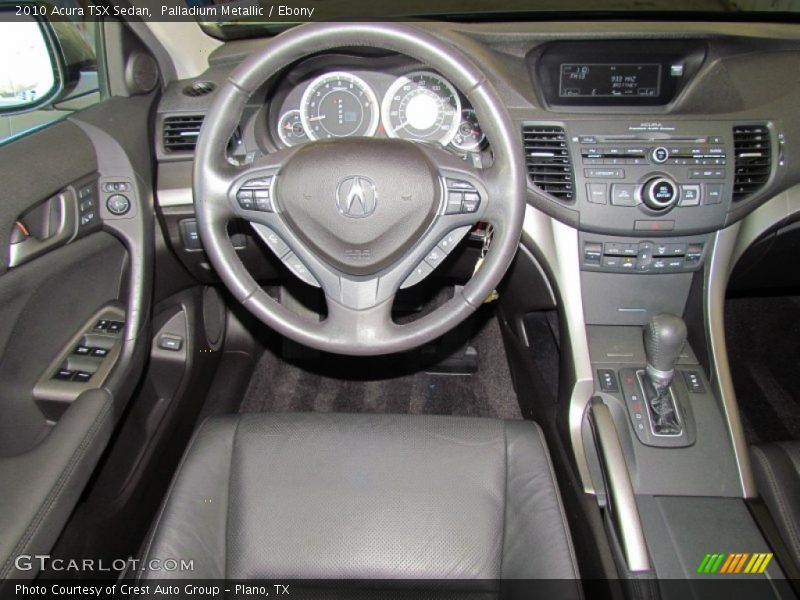Palladium Metallic / Ebony 2010 Acura TSX Sedan