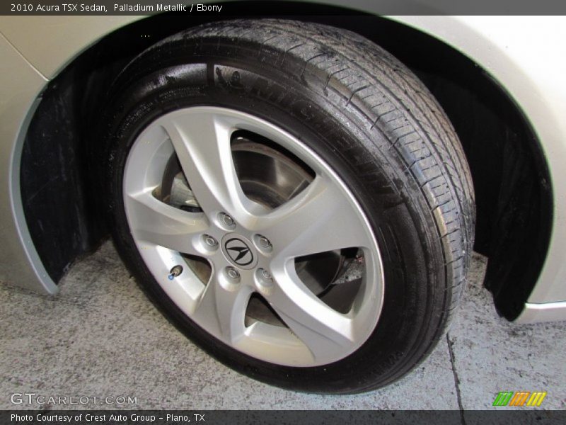 Palladium Metallic / Ebony 2010 Acura TSX Sedan