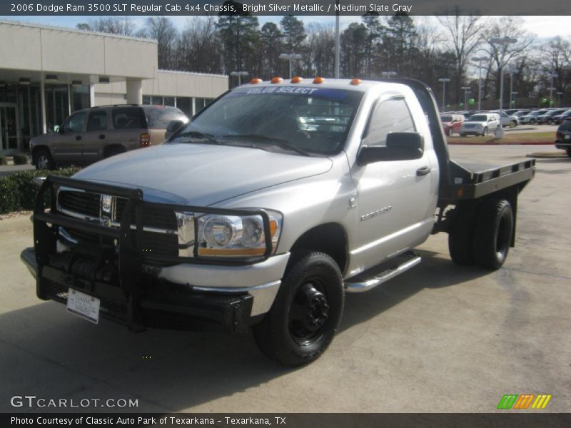 Bright Silver Metallic / Medium Slate Gray 2006 Dodge Ram 3500 SLT Regular Cab 4x4 Chassis